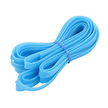 Load image into Gallery viewer, Aexit 10mm Dia Cord Management Tight Braided PET Expandable Sleeving Cable Wire Wrap Sheath Cable Sleeves Blue 5M

