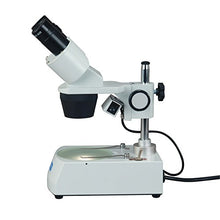 Load image into Gallery viewer, OMAX 10x-20x-30x-60x Binocular Stereo Microscope with Dual Lights and Cleaning Pack
