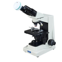 Load image into Gallery viewer, OMAX 40X-1600X Advanced Lab Binocular Compound Microscope with Reversed Nosepiece and 2.0MP USB Camera
