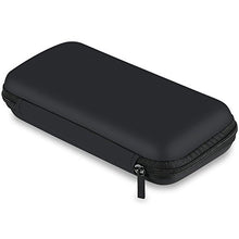 Load image into Gallery viewer, iMangoo Shockproof Carrying Case Hard Protective EVA Case Impact Resistant Travel 12000mAh Bank Pouch Bag USB Cable Organizer Earbuds Sleeve Pocket Accessory Smooth Coating Zipper Wallet Black
