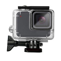 for Waterproof Go pro Hero 7 Silver/White Housing for Protective Rotective Underwater Dive Hero 7 Silver/White Case Transparent