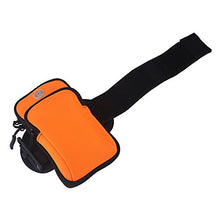 Load image into Gallery viewer, Dioche Sports Armband Bag, Waterproof Arm Wrist Pouch Armband Phone Case Bag for Outdoor Sports Running Jogging Exercise Gym(Orange)
