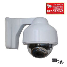 Load image into Gallery viewer, VideoSecu Dome Security Camera 700 TVL Built-in 1/3&quot; Effio CCD Day Night Vision IR Infrared CCTV 3.5-8mm Zoom Lens with Power Supply and Warning Sticker DMV3IRE BZ8
