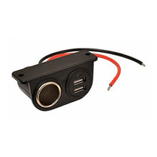 Load image into Gallery viewer, Custom Accessories 12V Dual USB Under Dash Mount
