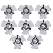 Load image into Gallery viewer, MIYAKO Set of 8  3 inches Chromed Ball Corners for Cabinets, Case, Box, Amplifiers and Speakers Universal Fit (21-829)
