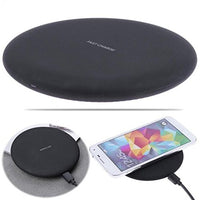 10W Fast Charging Ultra Slim Wireless Charger Pad [Compact] Black for LG V30