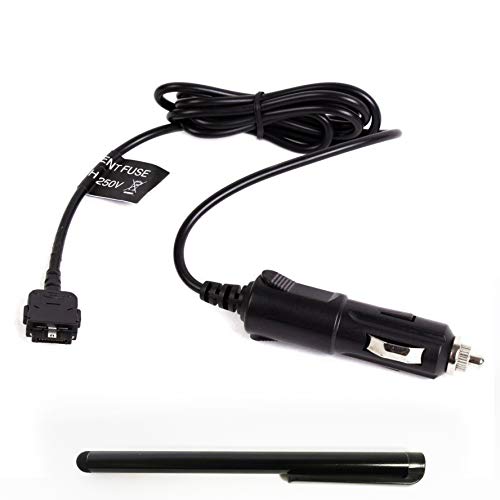 Ramtech 12-Volt DC Car Vehicle Power Adapter Charger Cable Cord for Garmin Nuvi 750 755 755T 760 765 765T 770 775 775T 780 785 785T GPS + Free Bonus Stylus Pen - CH700