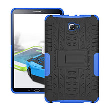 Load image into Gallery viewer, T580 Case, Galaxy Tab A 10.1 T585 Protective Cover Double Layer Shockproof Armor Case Hybrid Duty Shell with Kickstand for Samsung Galaxy Tab A 10.1 SM-T580/ T580N/ T585/T585C 10.1-inch Tablet Blue
