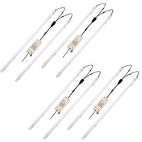 4 Pack LED Troffer 2x4 FT Retrofit Kit,Magnetic LED Retrofit kit,36W (240W Equiv),5000K Daylight White,0-10V LED Driver/2 Tubes Per Kit,T8 T10 T12 Fluorescent Replacement Light Bar,Easy to Install