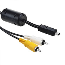 Load image into Gallery viewer, Accessory USA USB Charger Data +AV A/V Audio Video TV Cable/Cord/Lead for BenQ Camera DC E1460
