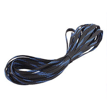 Load image into Gallery viewer, Aexit 6mm Diameter Wiring &amp; Connecting PET Electric Cable Wire Wrap Expandable Braided Heat-Shrink Tubing Sleeving 33Ft
