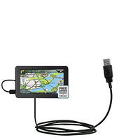 Hot Sync and Charge Straight USB cable Compatible with Magellan RoadMate 9620T - Charge and Data Sync with the same cable. Built with Gomadic TipExchange Technology
