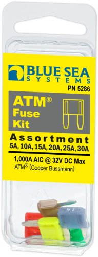 Blue Sea Systems 8286 ATM Fuse Kit, 5 Pack
