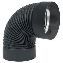Load image into Gallery viewer, Heat-Fab 2714B 7&quot; 90 Degree Saf-T Pipe Elbow, Black
