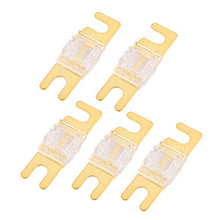 Load image into Gallery viewer, Aexit 5 pcs Distribution electrical Mini-ANL Fuses 80A Car Audio Power Wire Boat Auto Electronics Fuse Clear
