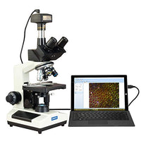OMAX 40X-2500X Advance Darkfield LED Trinocular Compound Microscope with 14MP Digital Camera