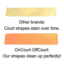 Load image into Gallery viewer, Oncourt Offcourt Long Lines and Corners  Set Contains 8 Lines &amp; 4 Corners/Dirt Resistant/Orange
