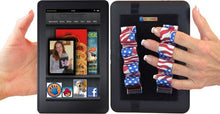 Load image into Gallery viewer, LAZY-HANDS 4-Loop Grips (x2 Grips) for e-Readers - XL (Flags)
