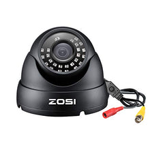 Load image into Gallery viewer, ZOSI 2.0MP FHD 1080p Dome Camera Housing Outdoor Indoor (Hybrid 4-in-1 CVI/TVI/AHD/960H Analog CVBS),24PCS LEDs,80ft IR Night Vision,CCTV Security Camera with 105 Wide Angle
