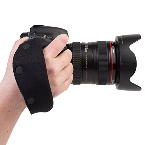 OP/TECH USA 6701232 E-Z Grip, Neoprene Grip-Style Camera Strap (Black)
