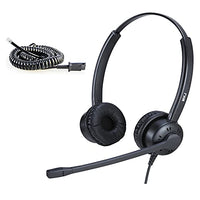 MKJ Telephone Headset for Cisco Phones Dual Ear RJ9 Phone Headset with Noise Cancelling Microphone for Cisco CP-7821 7841 7861 7940 7942G 7941G 7945G 7962G 7965G 7971G 7975G 8841 8865 8945 9971 etc
