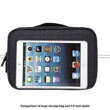 Load image into Gallery viewer, BUBM 9.7&#39;&#39; Tablet Cable Managment Handbag Travel Gear Electronics Accessories Organizer Carrying Packing Bag Camera Pouch for iPad Mini (L,Black,9.7&#39;&#39;)
