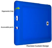 Load image into Gallery viewer, Bobj Rugged Case for Samsung Galaxy Tab S2 8.0, Tab S2 Nook 8  BobjGear Custom Fit - Patented Venting - Sound Amplification - BobjBounces Kid Friendly (Batfish Blue)
