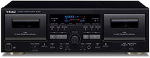 Load image into Gallery viewer, Teac W-1200 Dual Cassette Deck with Recorder/ USB/ Pitch/ Karaoke-Mic-in and Remote
