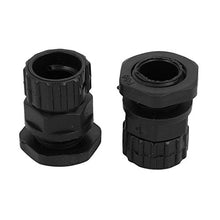 Load image into Gallery viewer, Aexit 20 Pcs Transmission PG9 13mm Inner Diameter Plastic Cable Gland Anti-splashing Black

