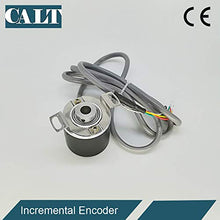 Load image into Gallery viewer, 500P/R 38mm Shaft 8mm Push Pull Output 5 to 26V Hollow Shaft Rotary Encoder
