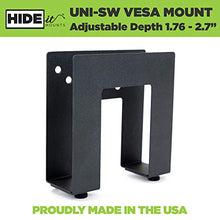 Load image into Gallery viewer, HIDEit Uni-SW VESA Mount - Adjustable Small + Wide Mount for Mini Computers, CPUs and More
