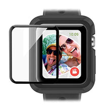 Load image into Gallery viewer, baozai Compatible with Apple Watch Screen Protector 42mm, Protective Case + Tempered Glass Screen Protector for Series 1/2/3, Black, 42mm
