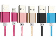 Load image into Gallery viewer, 5Pack Micro USB Cable for all Amazon Kindle Fire HD,Kindle Paperwhite, Kindle Touch, Kindle Keyboard, Kindle DX 5ft 2.0 USB to Micro-USB Cable
