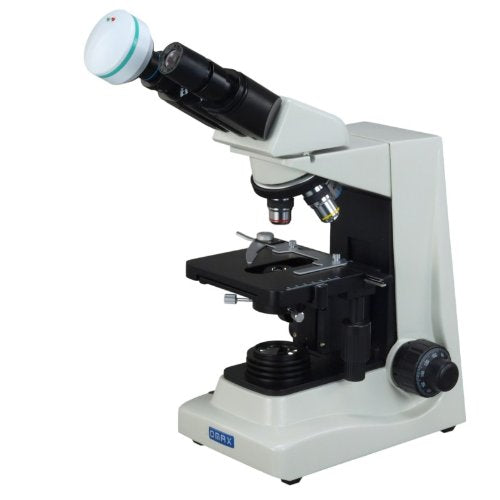 OMAX 40X-1600X Advanced Lab Binocular Compound Microscope with 2.0MP USB Camera and Dry Darkfield Condenser