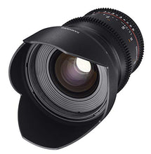 Load image into Gallery viewer, Samyang 24 mm T1.5 VDSLR II Manual Focus Video Lens for Micro Four Thirds Camera
