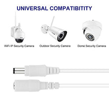 Load image into Gallery viewer, Dericam Universal 10ft Power Extension Cable, DC 12 Volt Power Adapter Extension Cord, Extend Additional 10ft/3 Meters Length for DC 12V Power Adapter or Wall Charger, 5.5mm DC Plug, 12V-3M, White
