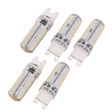 Load image into Gallery viewer, Aexit 5Pcs G9 Lighting fixtures and controls AC 220V 72 LEDs 3014SMD Dimmable LED Silicone Corn Light Bulb Warm White

