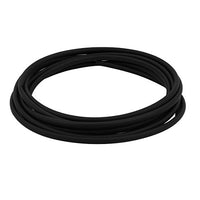 Aexit 5M 0.24in Electrical equipment Inner Dia Polyolefin Anti-corrosion Tube Black for Earphone Wire