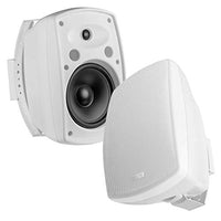 OSD Audio 8 Patio Speaker Pair  Indoor/Outdoor Stereo, White  AP850
