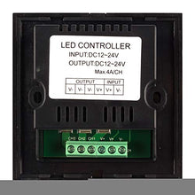 Load image into Gallery viewer, Aexit DC12-24V Wall-Mounted Light Bulbs Touch Panel Full Color RGB Dimmer Controller LED LED Bulbs Lighting
