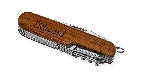 Dimension 9 Edward 9-Function Multi-Purpose Tool Knife, Rosewood