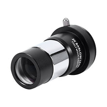 Load image into Gallery viewer, 2X Telescope Durable 1.25&quot; 2X Barlow Lens Fully Multi-Coated Extender for Astronomy Telescope,Black
