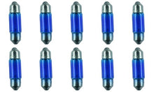 Load image into Gallery viewer, CEC Industries #3021B (Blue) Bulbs, 12 V, 3 W, EC11-5 Base, T-2.25 shape (Box of 10)
