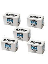 Load image into Gallery viewer, Five Pack of Ilford FP4 Plus 35mm Black &amp; White Negative Film 36 Exp
