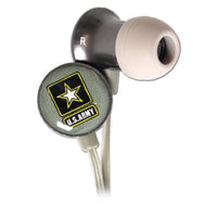 AudioSpice U.S. Army Scorch Earbuds with Camo BudBag - Retail Packaging - Sand