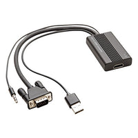 SYBA SD-ADA31040 Plug & Play VGA to HDMI Converter with Audio Support, 1920 x 1080 Resolution Supported