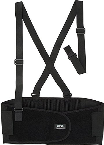 Pyramex Safety BBS3002XL General Use Back Support-Standard Weight, 2X-L, 2X Large