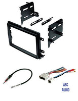 ASC Audio Car Stereo Radio Install Dash Kit, Wire Harness, and Antenna Adapter to Install a Double Din Radio for some Ford Lincoln Mercury Vehicles - Compatible Vehicles Listed Below