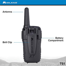 Load image into Gallery viewer, Midland T51VP3 22 Channel FRS Walkie Talkie - Up to 28 Mile Range Two-Way Radio - Orange/Black (Pack of 6)
