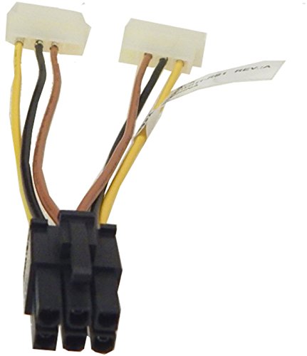 .Compupack. Dual 4Pin to 6Pin Power Cable A001-W011-RS1